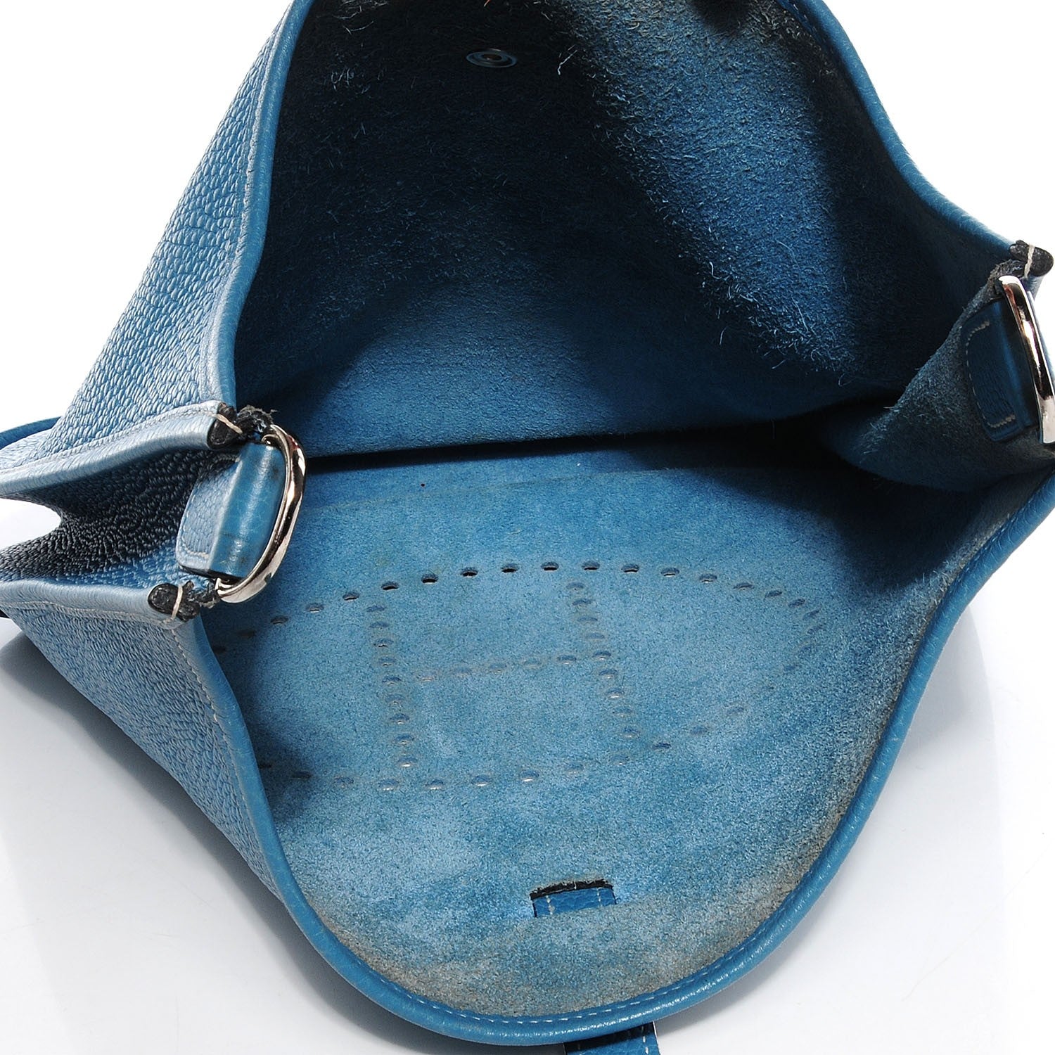 Hermes Taurillon Clemence Evelyne GM Blue Jean 5 of 13