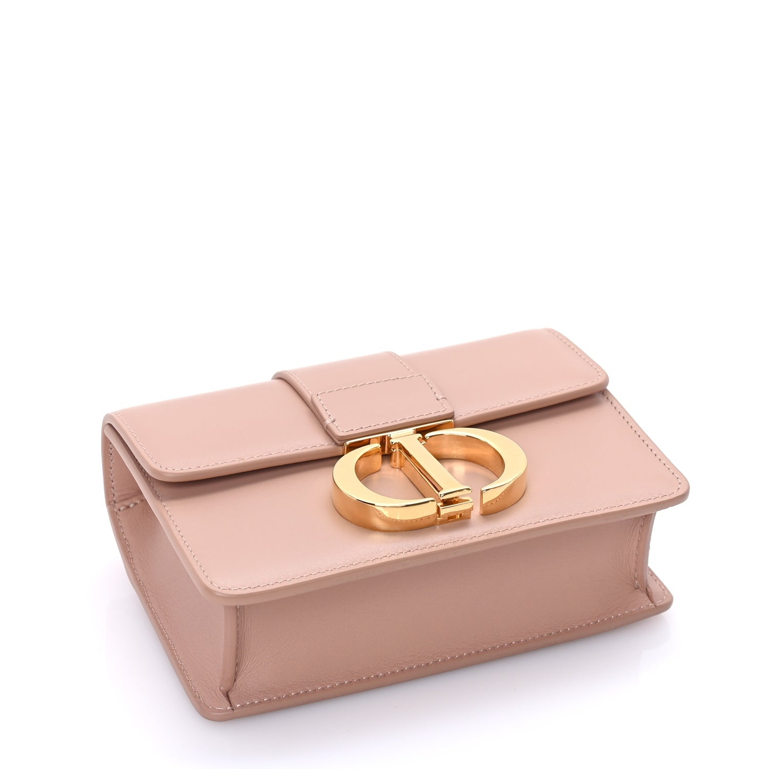 Christian Dior Box Calfskin Micro 30 Montaigne Flap Bag  Rose Des Vents 3 of 7