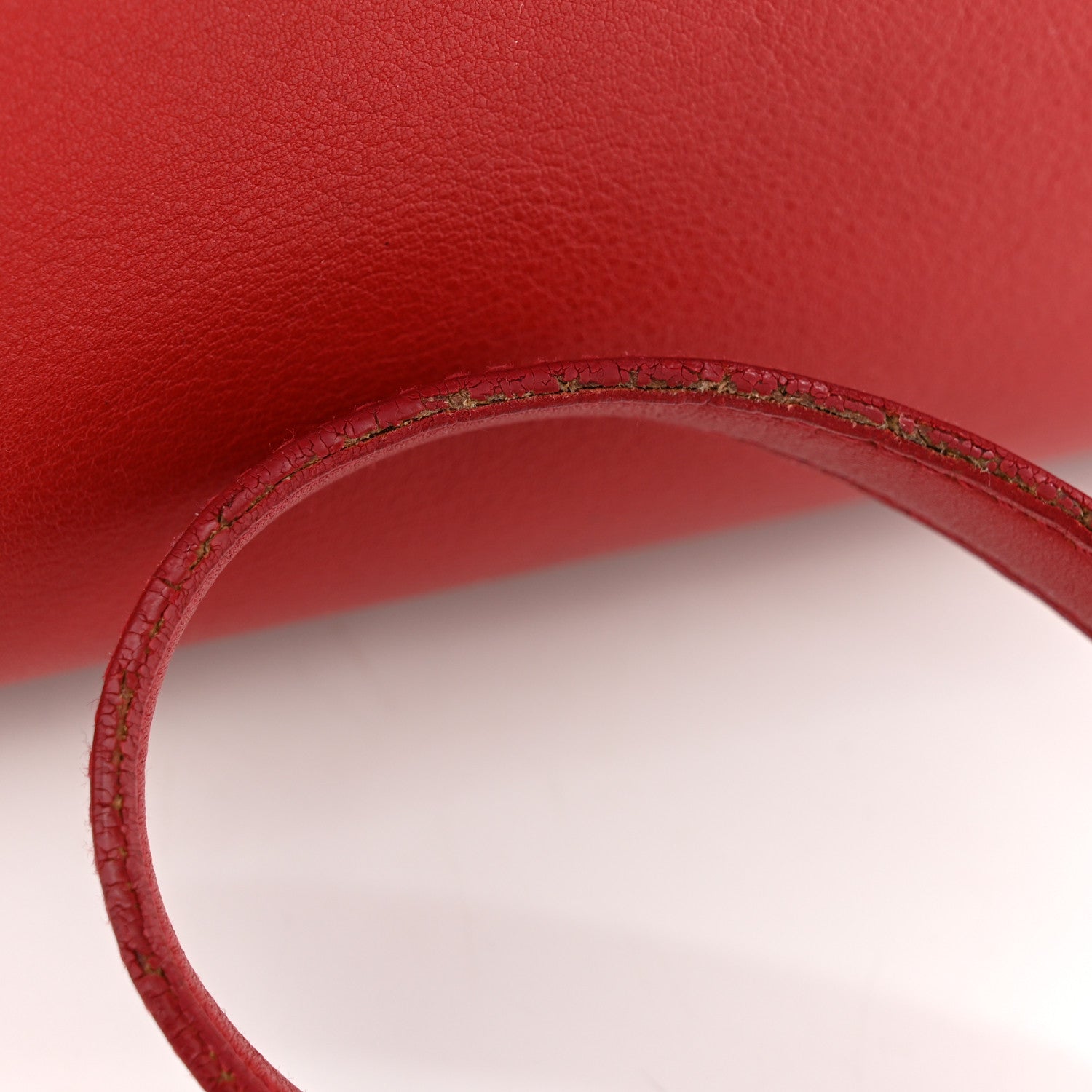 Saint Laurent Calfskin Small Sac De Jour Vermillion 15 of 18