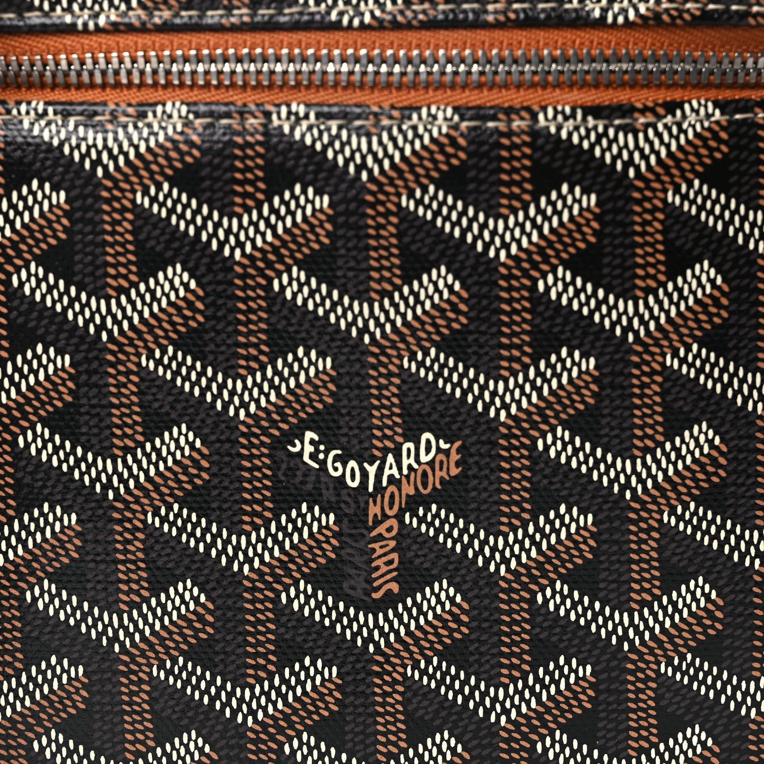 Goyard ine Muse Vanity Case Black Gold 6 of 8