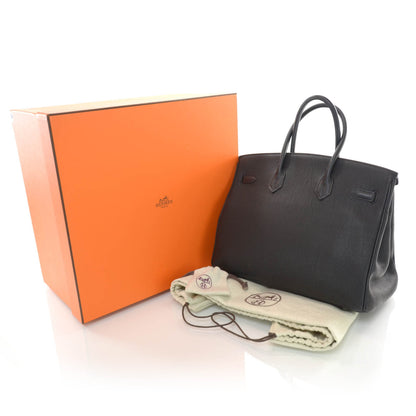 Hermes Togo Birkin 35 Black 3 of 9