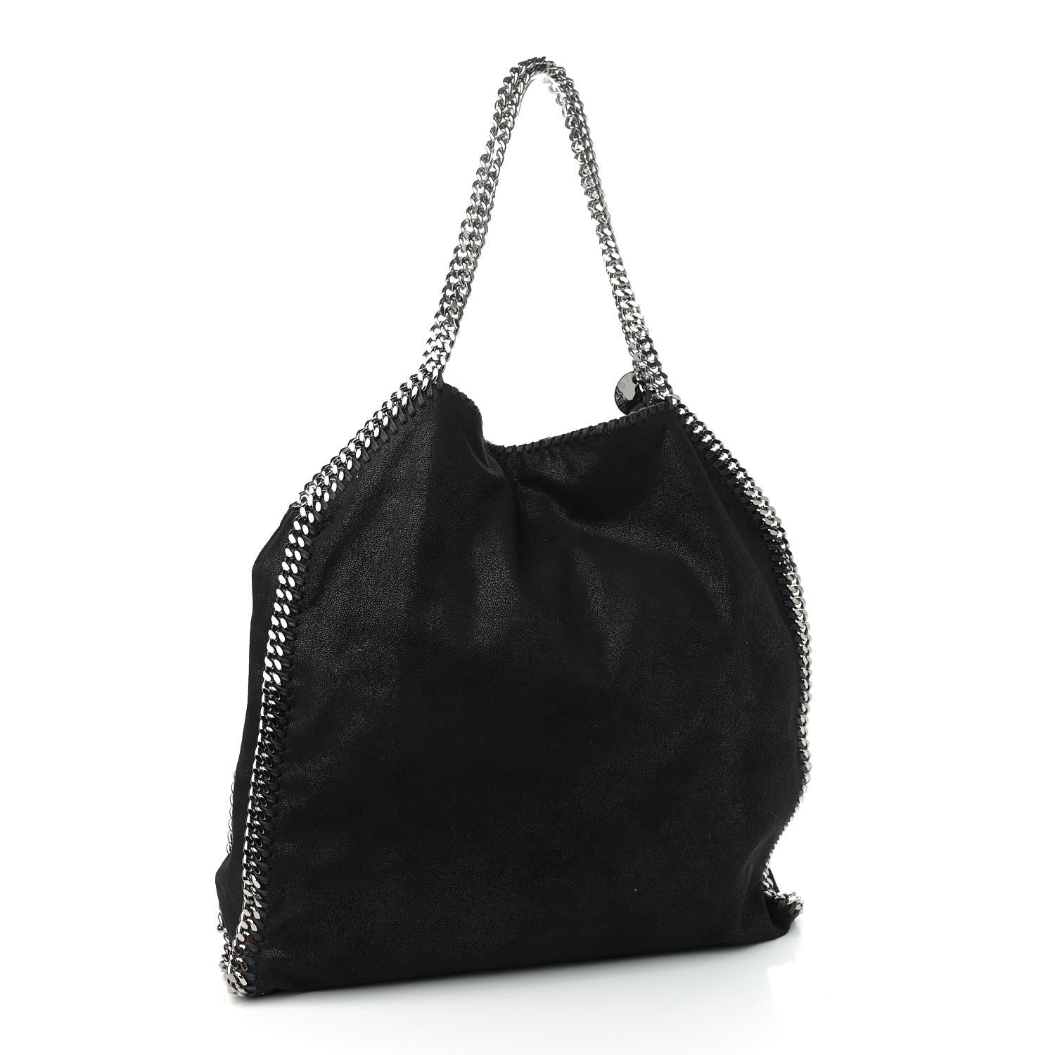 Stella McCartney Shaggy Deer Big Falabella Tote Black 4 of 11