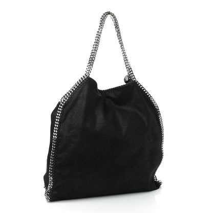 Stella McCartney Shaggy Deer Big Falabella Tote Black 4 of 11