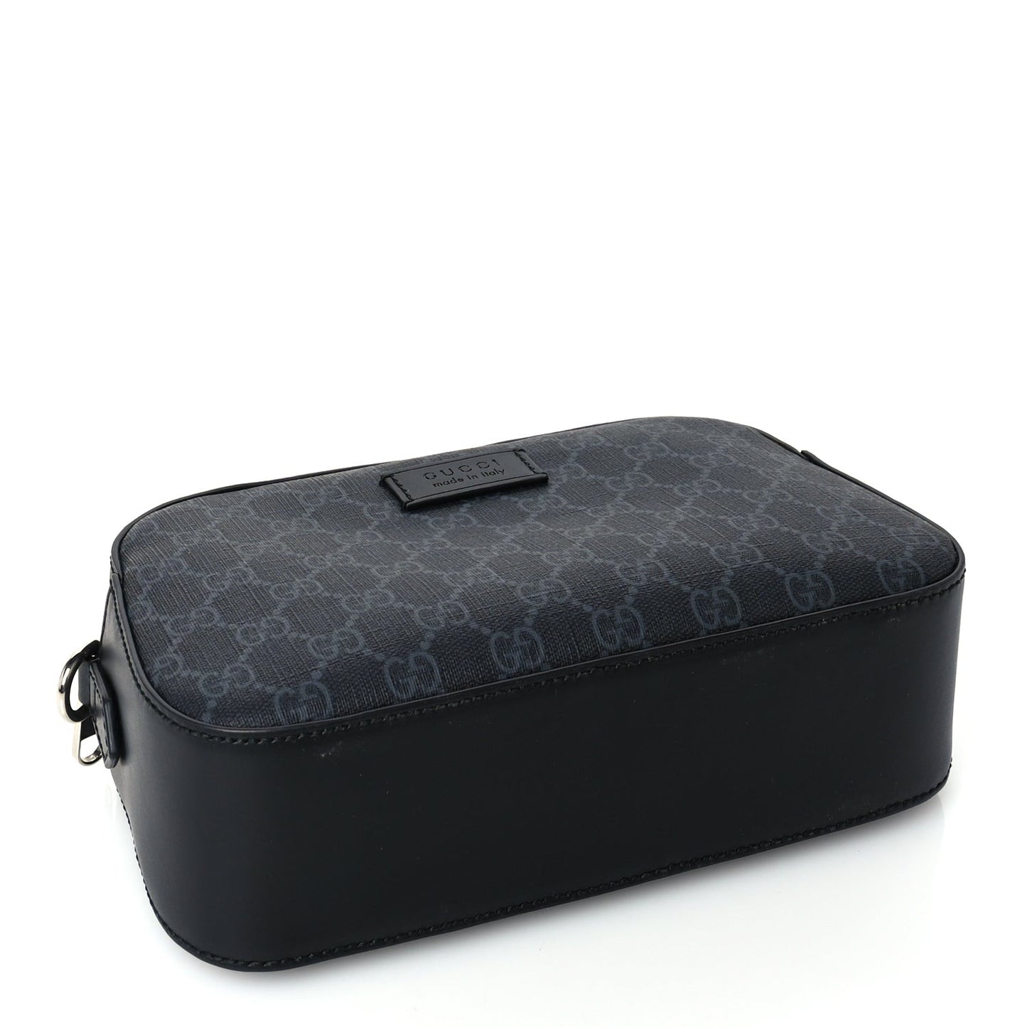 GG Supreme Monogram Web Shoulder Bag  Black