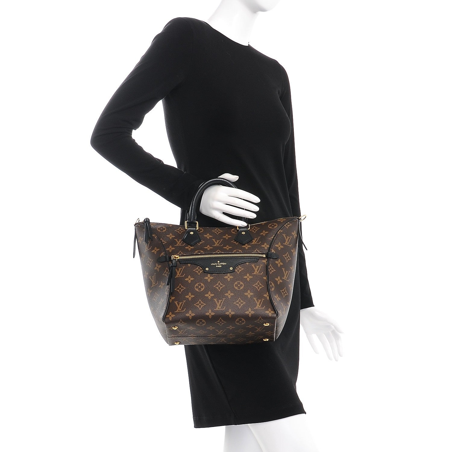 Louis Vuitton Monogram Tournelle PM Black 3 of 9