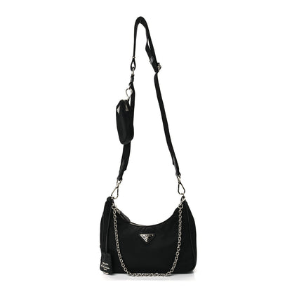 Prada Re-Nylon Saffiano Re-Edition 2005 Shoulder Bag Black 1 of 9