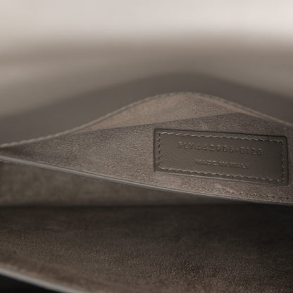 Saint Laurent Suede Calfskin Medium Monogram Sunset Taupe 8 of 11