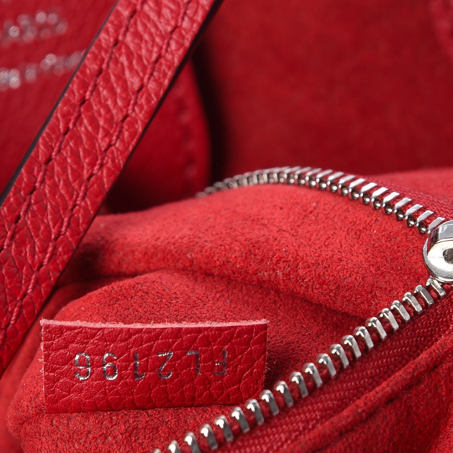 Louis Vuitton Calfskin Lockme Cabas Rubis 7 of 10