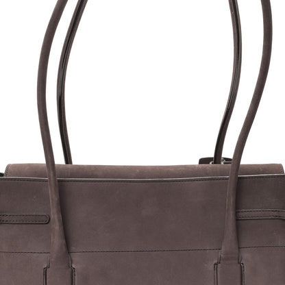 Mulberry MULBERRY Nubuck Small Soft Bayswater Satchel Ebomy 7 of 7