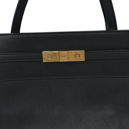 Saint Laurent Calfskin Medium Manhattan Shopper Tote  Black 6 of 8