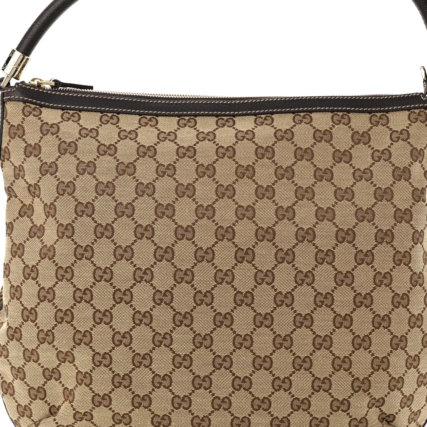Gucci Monogram Hobo Dark Brown 8 of 10