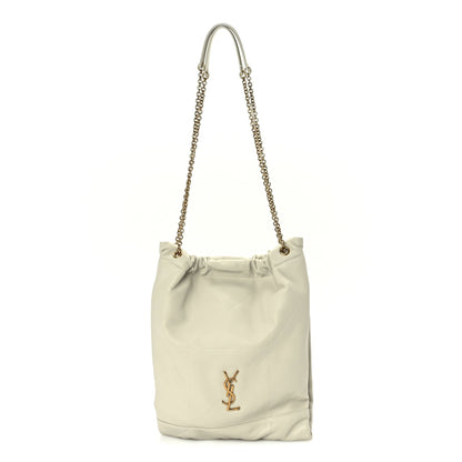 Saint Laurent Lambskin Matelasse Monogram Medium Jamie 4.3 Pochon  Blanc Vintage 1 of 8