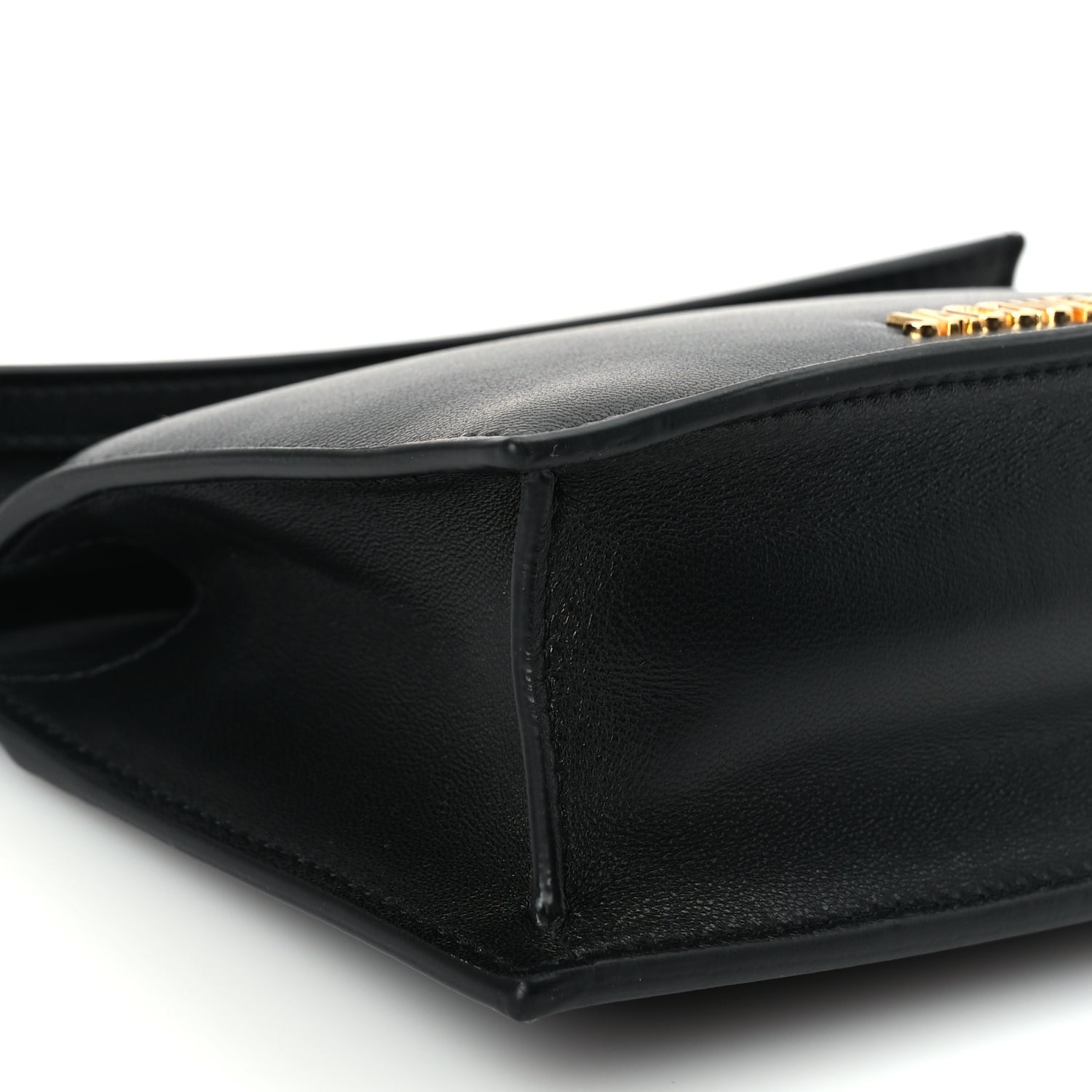 Jacquemus Smooth Calfskin La Petite Pochette Rond Carre Black 7 of 8