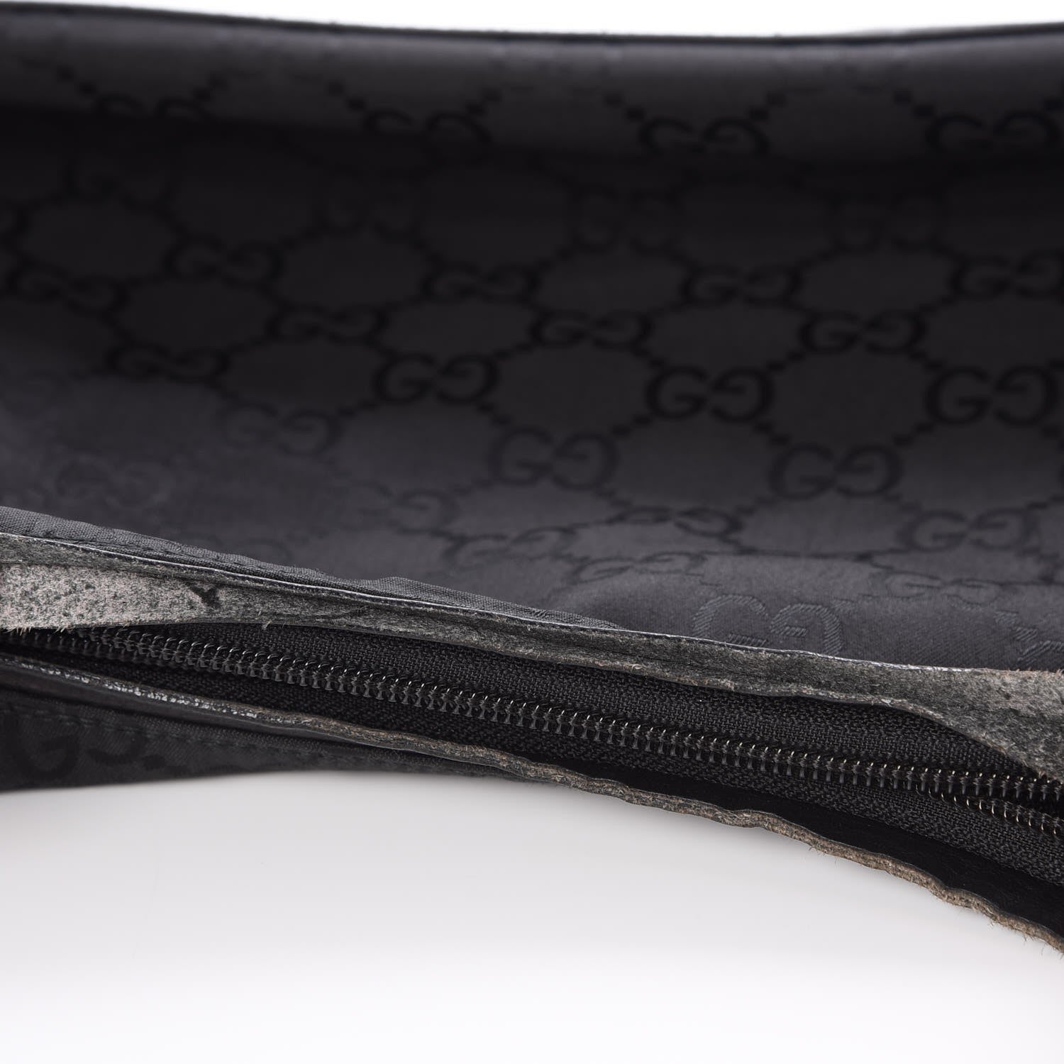 Gucci Nylon Monogram Hobo Black 9 of 11