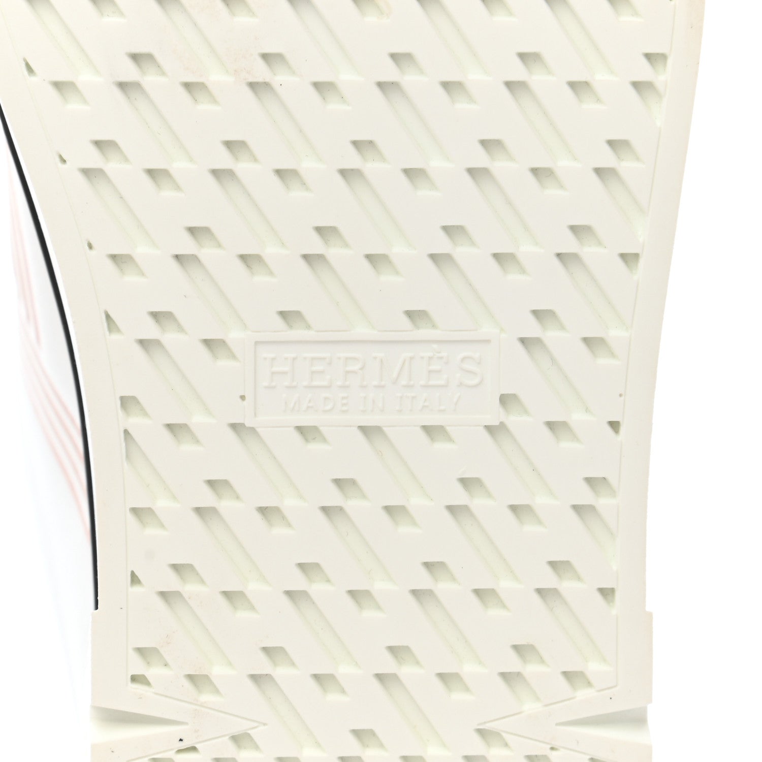 Hermes Calfskin Nappa Dare Sneakers 37 White Rose Dore 6 of 10