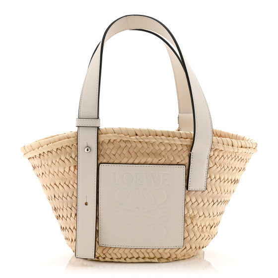 Loewe LOEWE Raffia Mini Basket Tote Bag Natural White 2 of 2