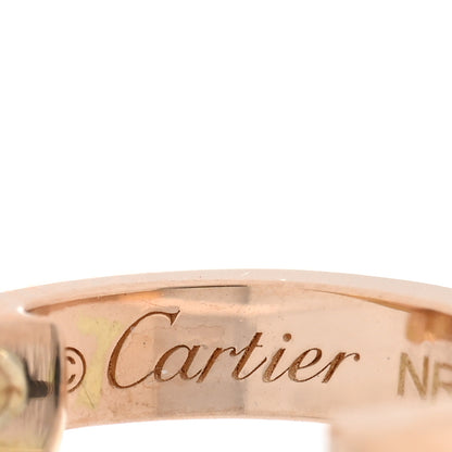 Cartier 18K Pink Gold Small LOVE Hoop Earrings 4 of 4