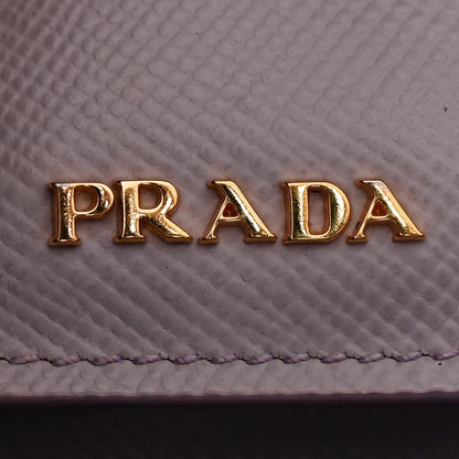 Prada Saffiano Cuir Small Double Bag Glicine 5 of 8