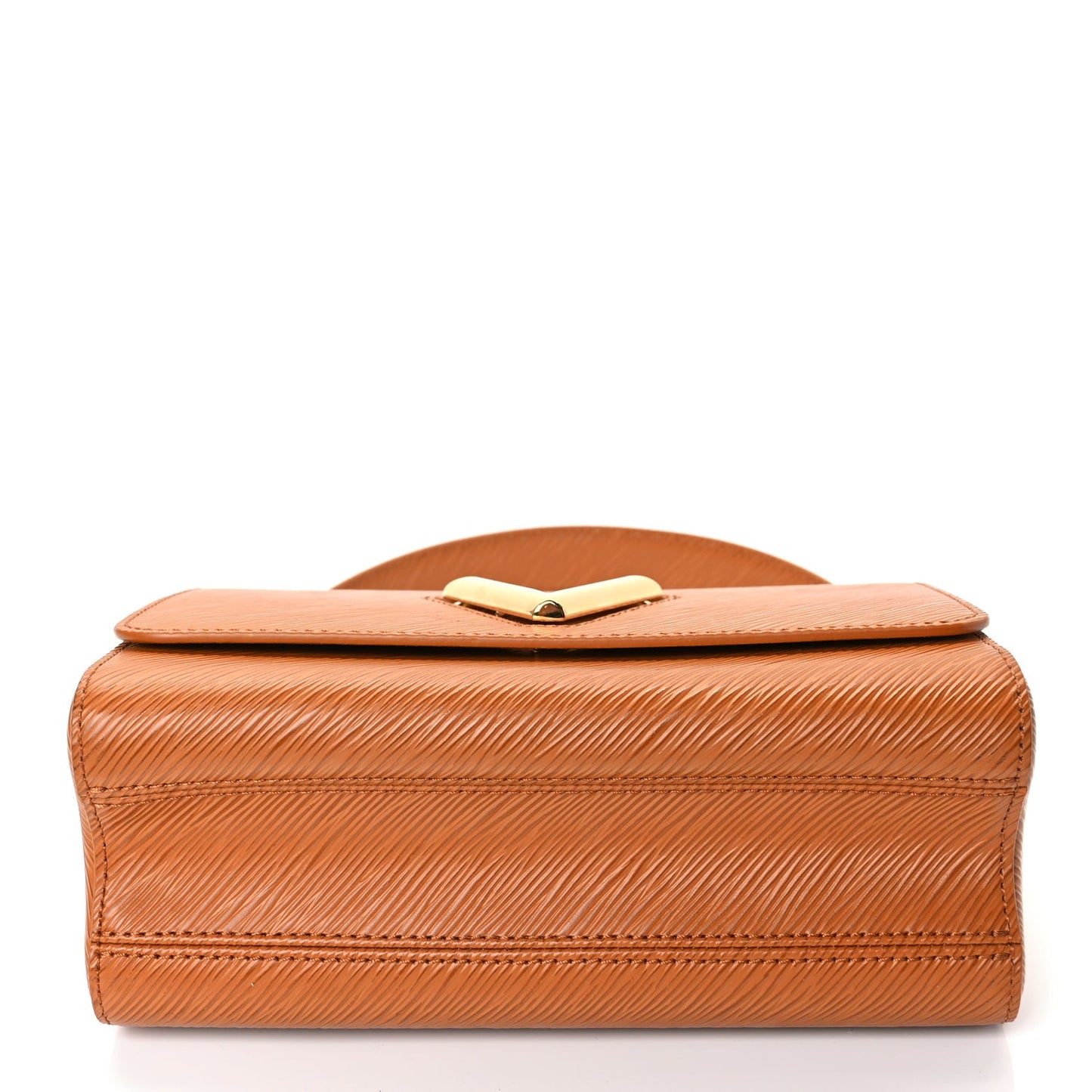 Epi Twist Shoulder Bag MM Gold Miel