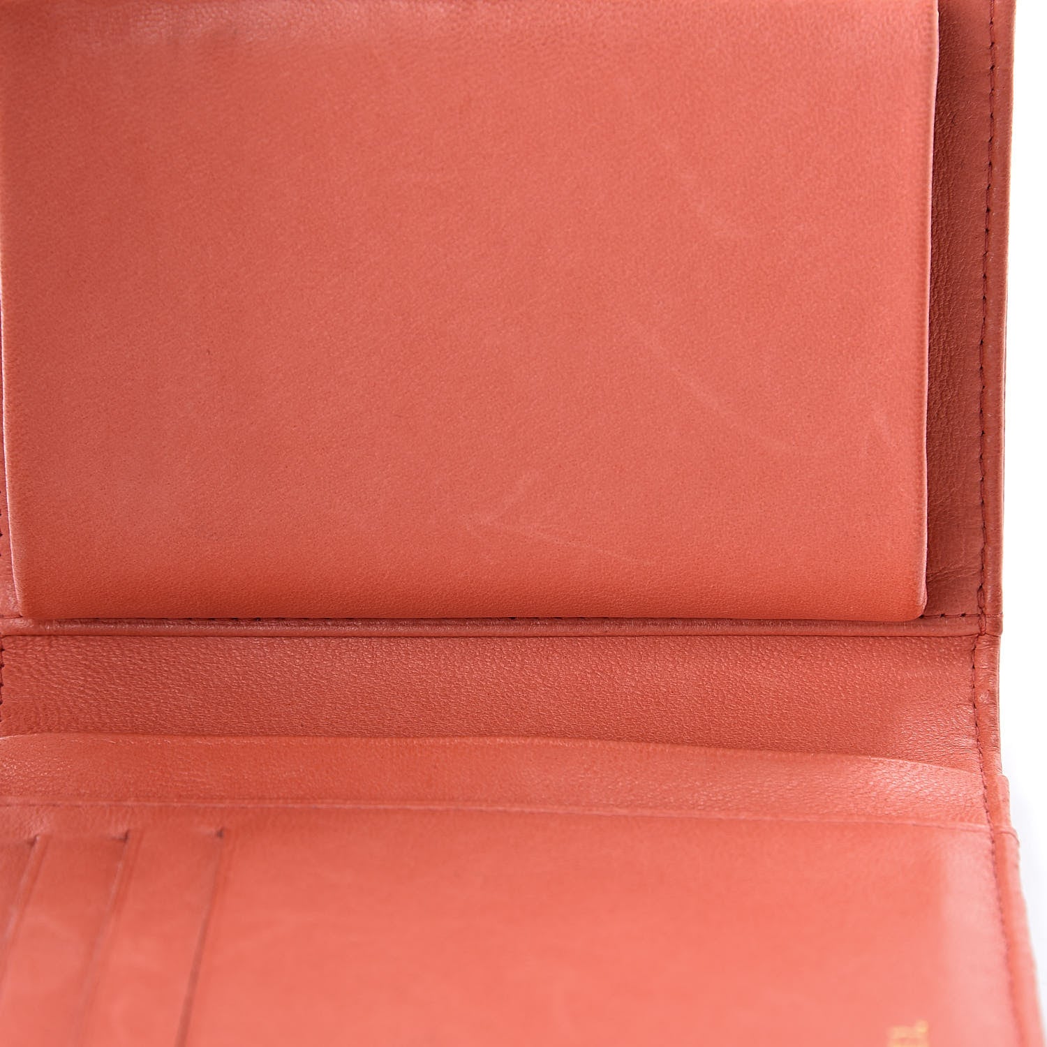 Chanel Caviar Timeless CC Zipped Pocket Wallet Light Red 11 of 17