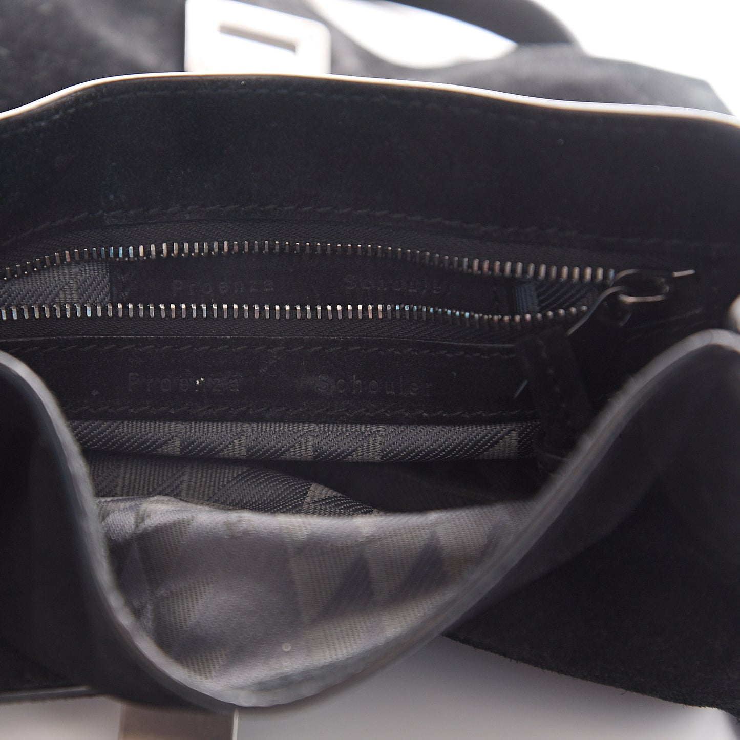 Suede PS1 Mini Pouch Messenger Bag Black