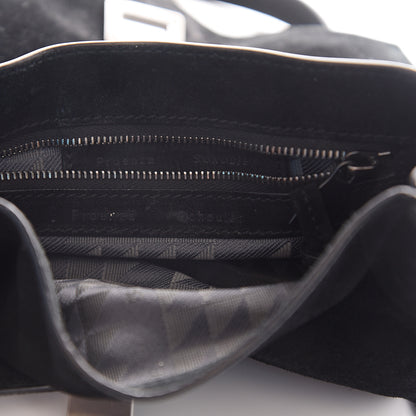 Proenza Schouler Suede PS1 Mini Pouch Messenger Bag Black 8 of 11