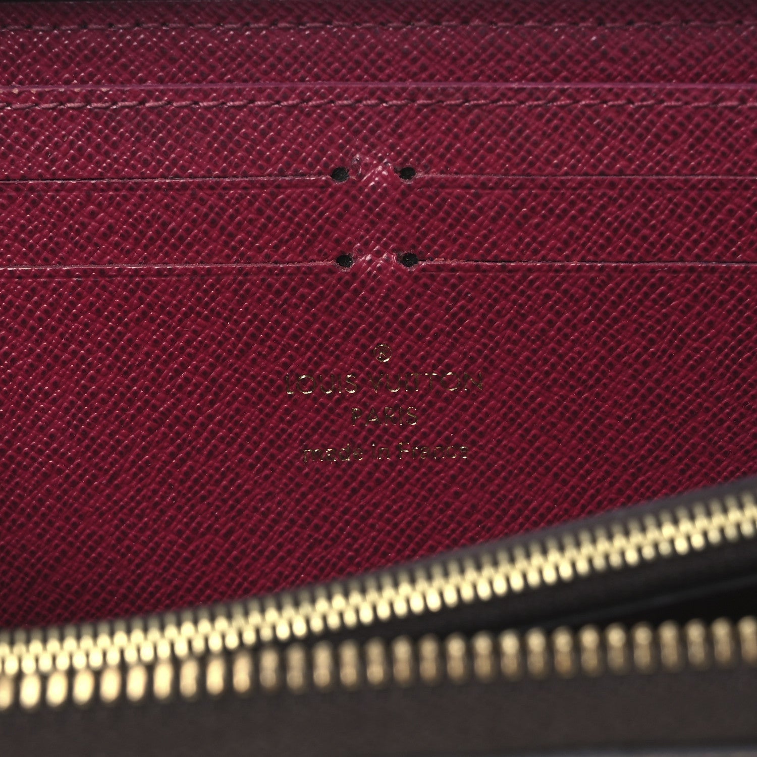 Louis Vuitton Monogram Clemence Wallet Fuchsia 6 of 7