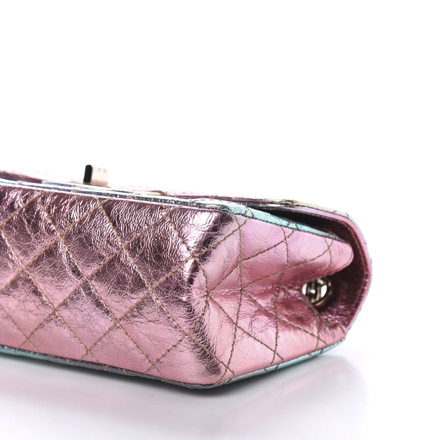 Chanel Metallic Goatskin Quilted Mini 2.55 Reissue Flap Multicolor 7 of 11