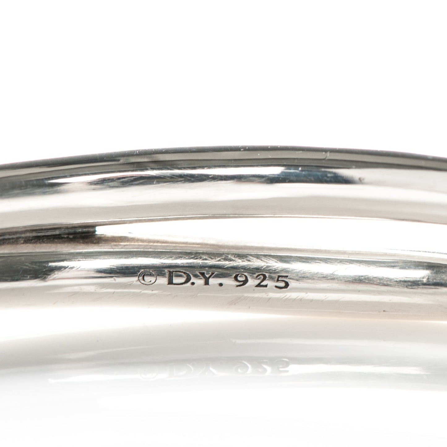 Sterling Silver 10mm Single Loop Labyrinth Bracelet