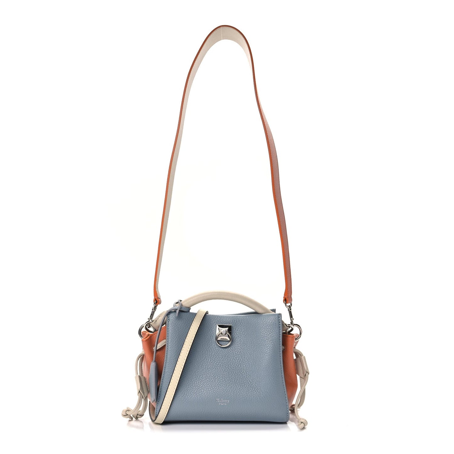 Heavy Grain Mini Iris Tote Blue Orange
