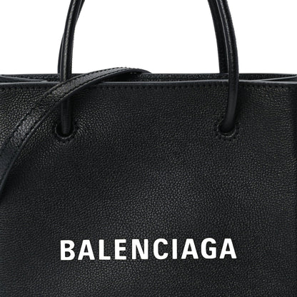 Balenciaga Calfskin Logo XXS Shopping Tote Black 6 of 8