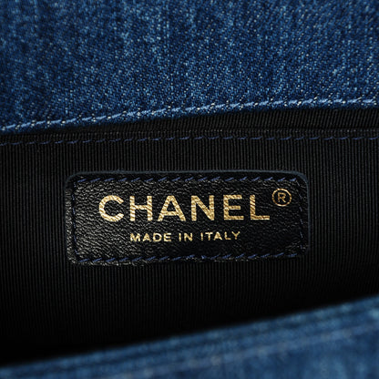 Chanel Denim Patchwork Small Boy Flap Blue 6 of 7