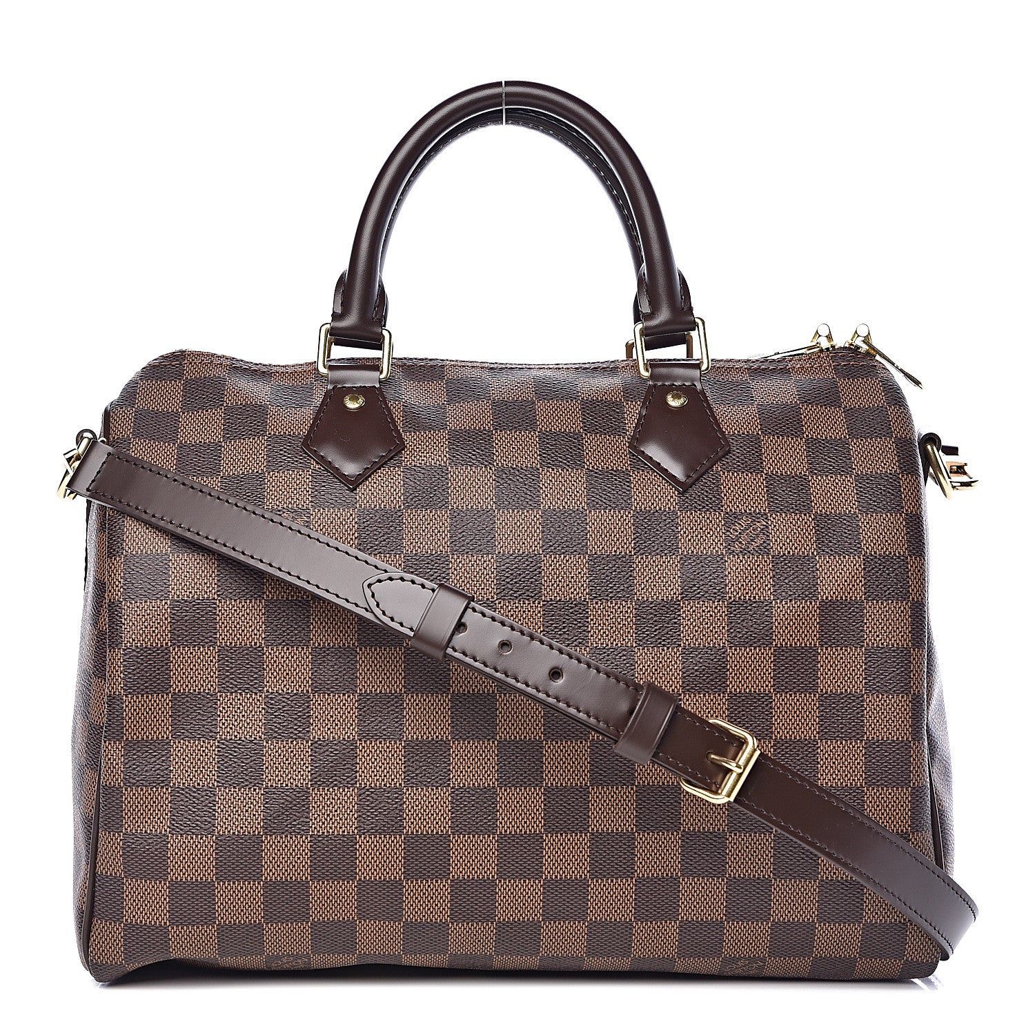 Louis Vuitton Damier Ebene Speedy Bandouliere 30 1 of 12
