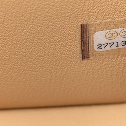 Chanel Raffia Patent Medium CC Filigree Vanity Case Black 9 of 10