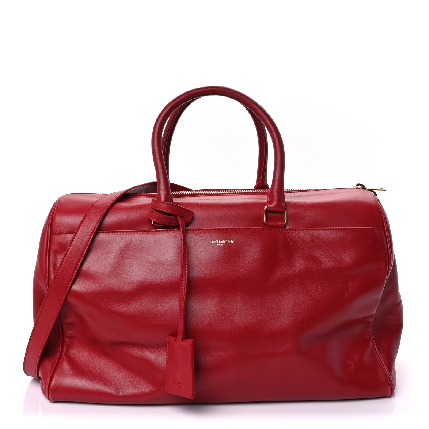 Calfskin Classic Duffle 12 Bag Red