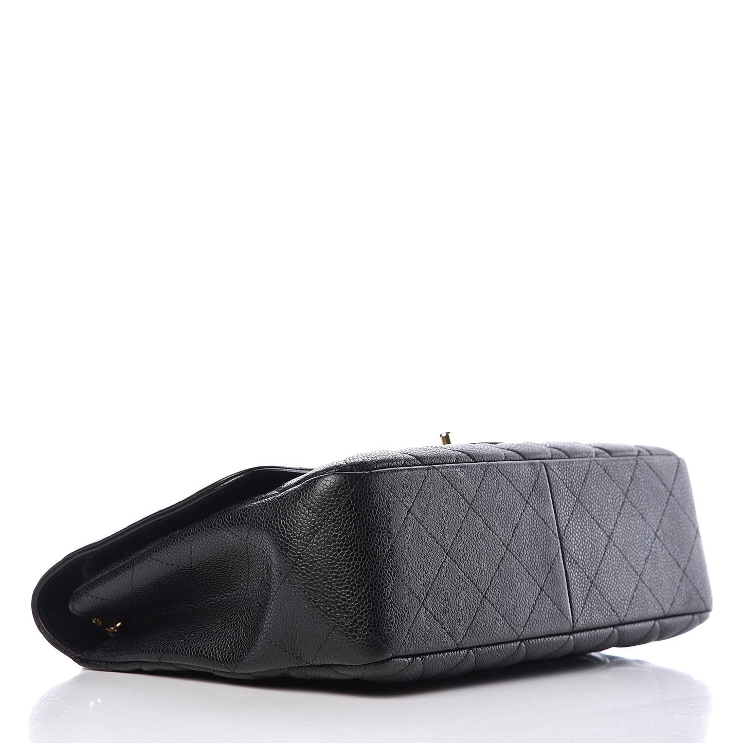 Caviar Quilted Jumbo Single Flap Black