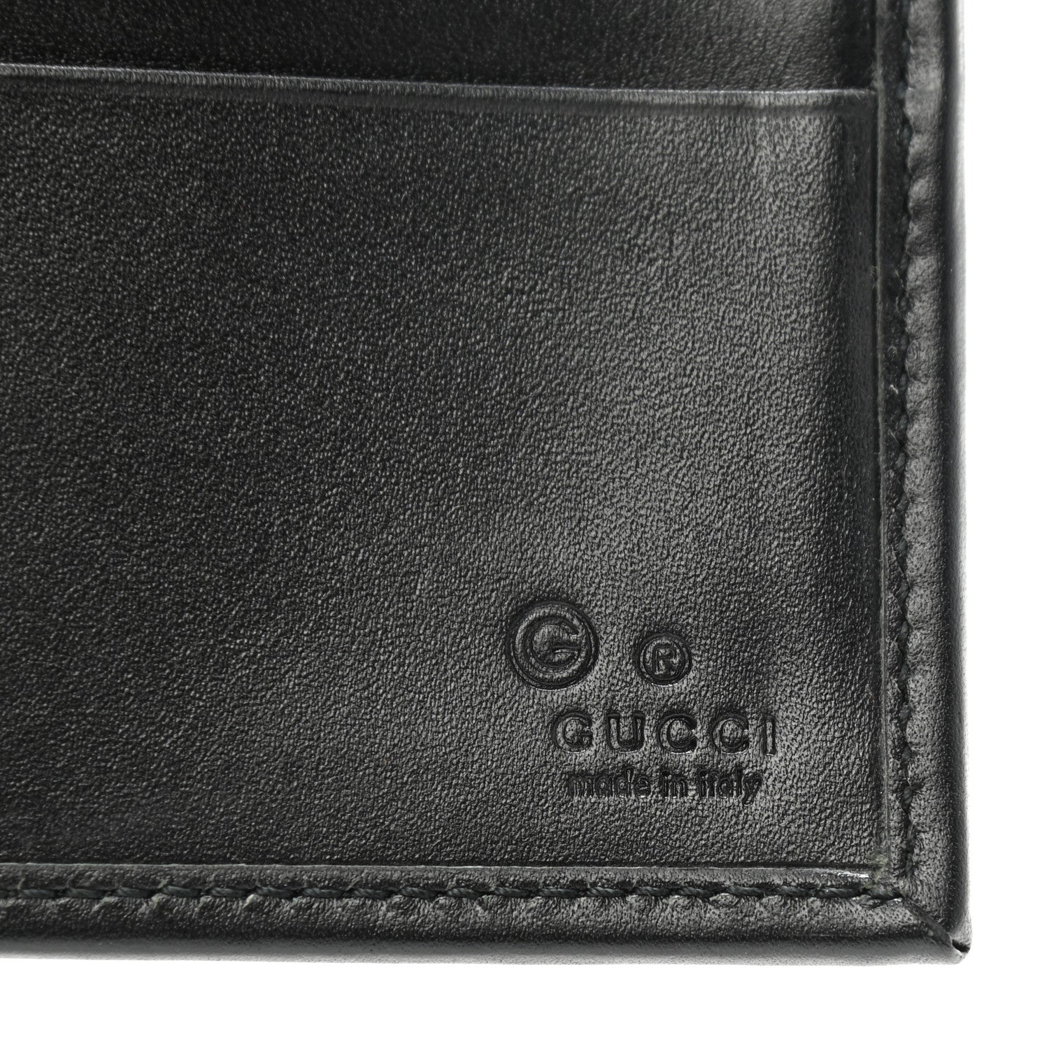 Gucci Monogram Nylon Continental Wallet Black 6 of 10