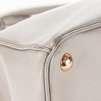 Prada Saffiano Medium Galleria Double Zip Tote Pomice 9 of 12