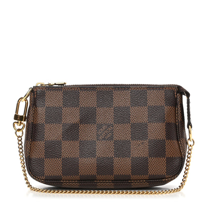 Louis Vuitton Damier Ebene Mini Pochette Accessories 1 of 8