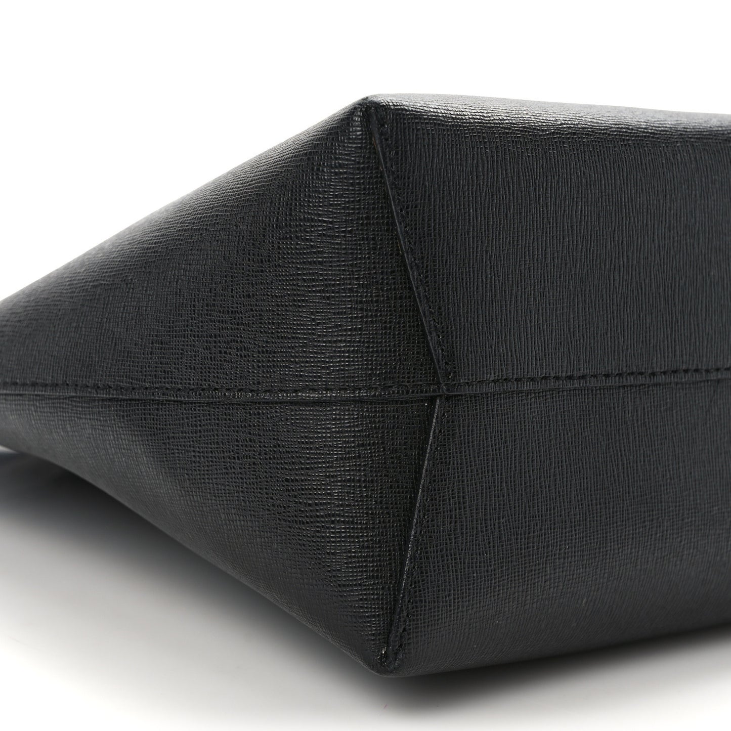 Saffiano Mini Bucket Bag Black