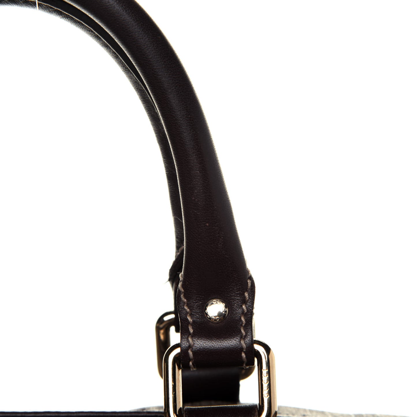 GG Plus Monogram Large Carry On Duffle Bag Brown