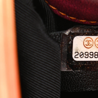 Chanel Printed Lambskin Quilted Medium Flower Power Boy Flap 6 of 8