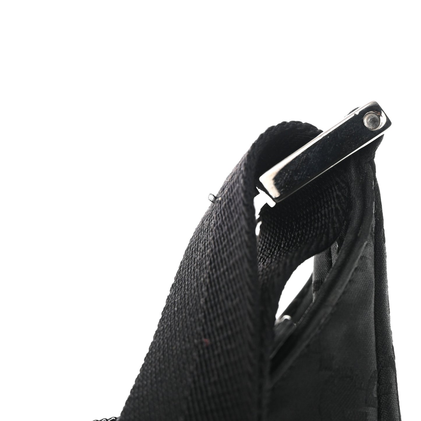 Nylon Monogram Extra Large Satchel Black
