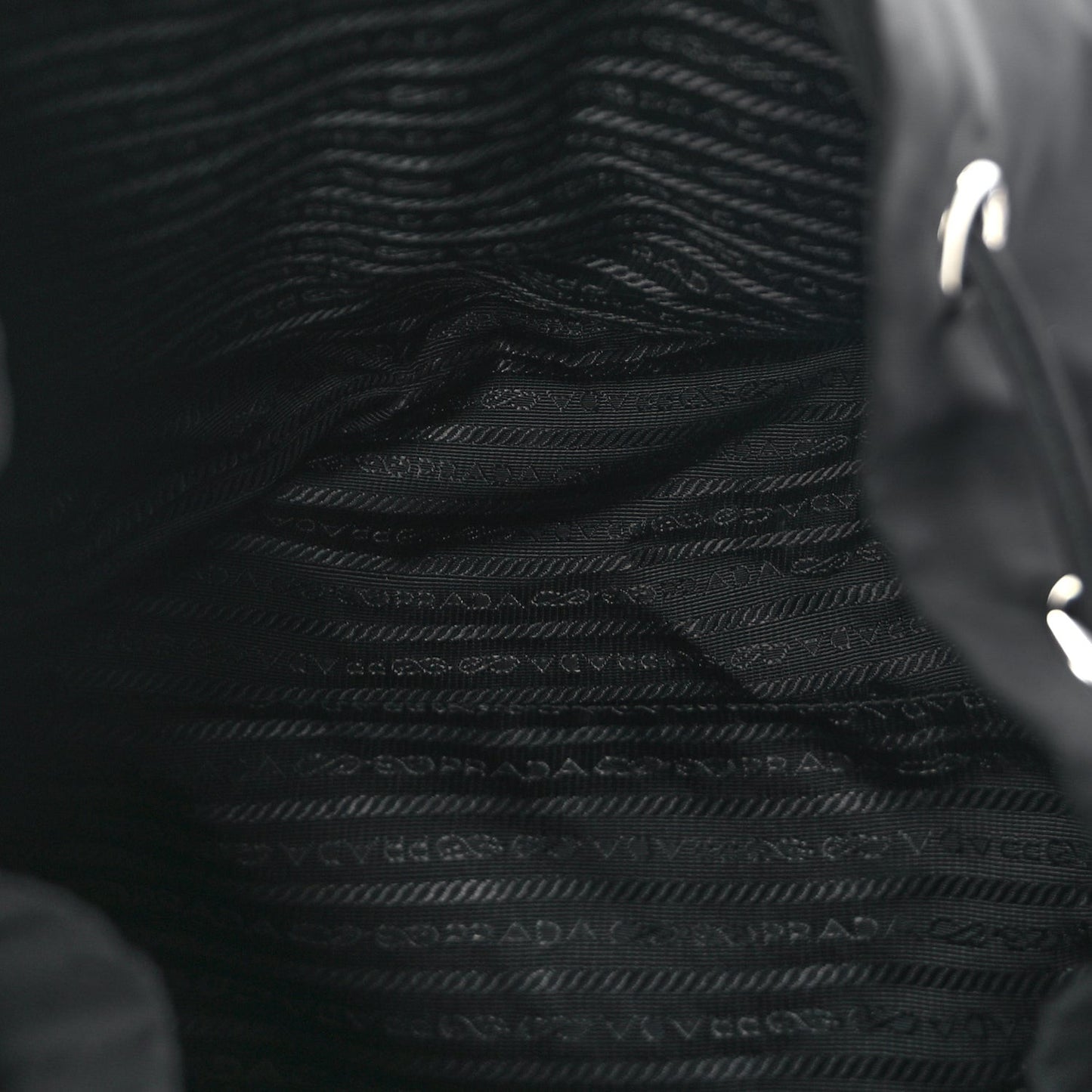 Re-Nylon Saffiano Medium Backpack Black