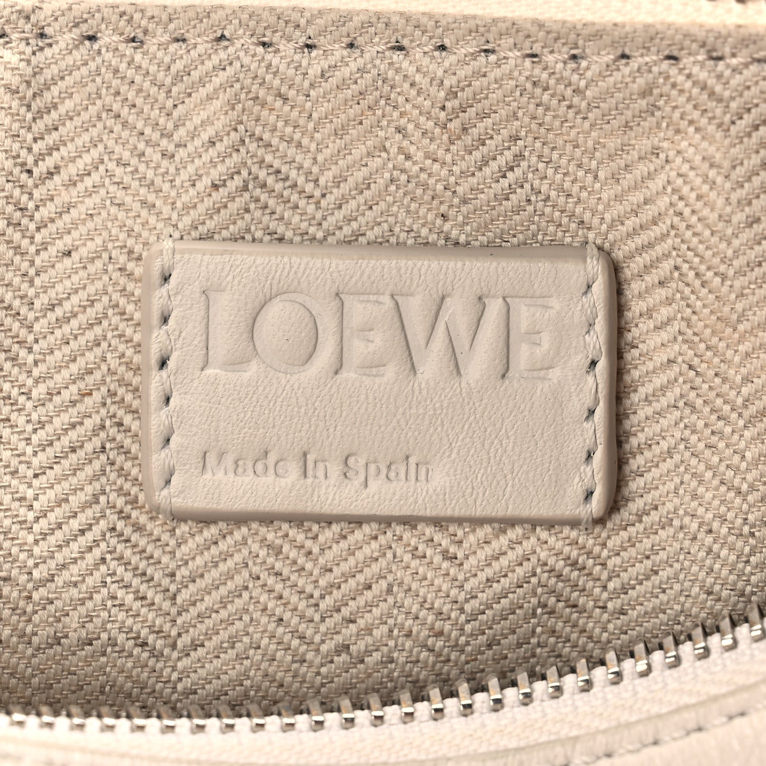 Loewe Calfskin Mini Hammock Hobo Soft White 5 of 8