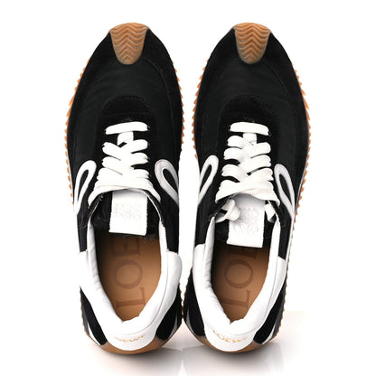 Loewe Nylon Suede Flow Runners Sneakers 40 Black 2 of 7