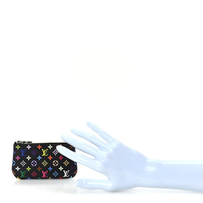 Louis Vuitton LV X TM Monogram Multicolor Key Pouch  Black 2 of 7