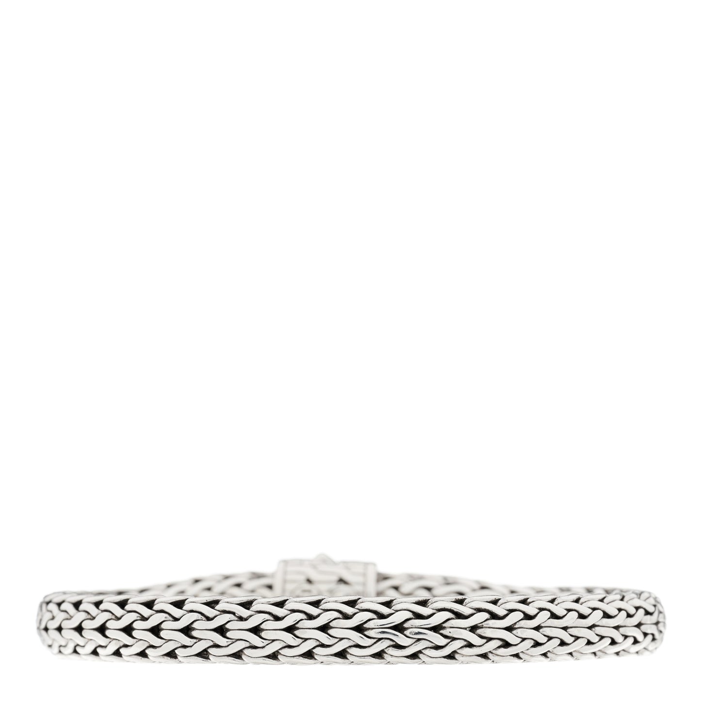 Sterling Silver Diamond 7.5mm Classic Chain Bracelet
