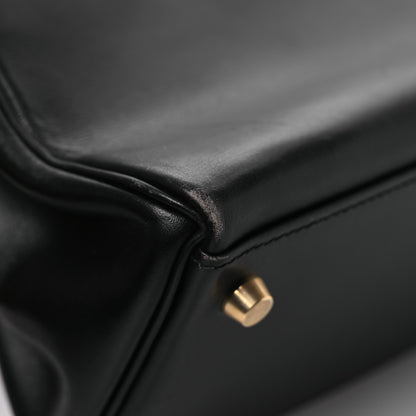 Hermes Box Kelly Retourne 28 Black 16 of 18