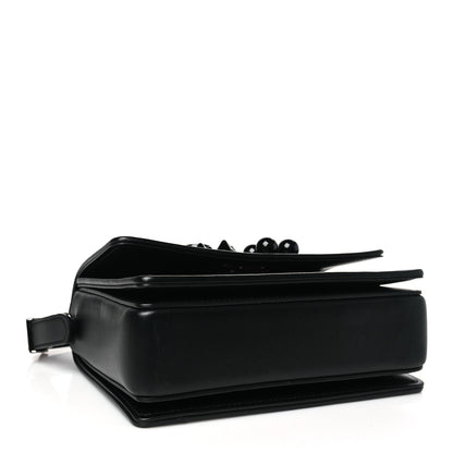 Christian Louboutin Calfskin Studded Carasky Crossbody Bag Black 4 of 9